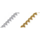 Galon decorativ cu fir metalic, lățime 15 mm - Auriu (54 Metri) Galon decorativ cu fir metalic, lățime 15 mm - Auriu (54 Metri)
