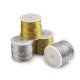 Şnur rotund lurex, gol în interior, ø1 mm - Auriu (1 Bucată) Şnur rotund lurex, gol în interior, ø1 mm - Auriu (1 Bucată)