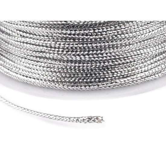 Şnur rotund lurex, gol în interior, ø1 mm - Auriu (1 Bucată) Şnur rotund lurex, gol în interior, ø1 mm - Auriu (1 Bucată)