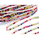 Paspoal / vipușcă cu ciucuri, lățime 12 mm - Multicolor (1 Metru) Paspoal / vipușcă cu ciucuri, lățime 12 mm - Multicolor (1 Metru)