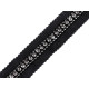 Bandă decorativă / galon cu strasuri, lățime 15 mm - Negru (1 Metru) Bandă decorativă / galon cu strasuri, lățime 15 mm - Negru (1 Metru)