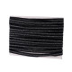 Bandă decorativă / galon cu strasuri, lățime 15 mm - Negru (1 Metru) Bandă decorativă / galon cu strasuri, lățime 15 mm - Negru (1 Metru)
