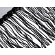 Bandă decorativă organza cu franjuri din paiete, lățime 32 cm - Negru (9 Metri) Bandă decorativă organza cu franjuri din paiete, lățime 32 cm - Negru (9 Metri)