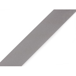 Bandă reflectorizantă de cusut 25 mm - Gri neutral (100 Metri)