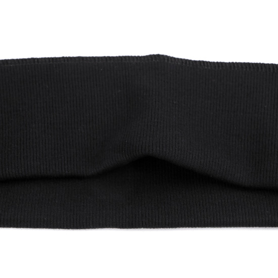 Betelie / bandă tricot elastic,  8x80 cm - Albastru întunecat (1 Bucată)