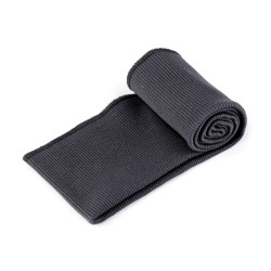 Betelie / bandă tricot elastic,  8x80 cm - Gri închis (1 Bucată)