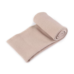 Betelie / bandă tricot elastic,  8x80 cm - Bej (1 Bucată)
