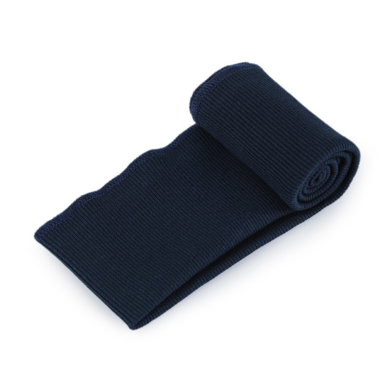 Betelie / bandă tricot elastic,  8x80 cm - Albastru întunecat (1 Bucată)