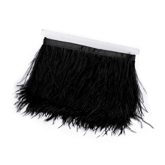 Banda pene de marabu 5-10 cm - Off white (1 Metru) Banda pene de marabu 5-10 cm - Off white (1 Metru)