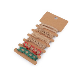 Set galoane iuta - Ecru natural (1 Set)
