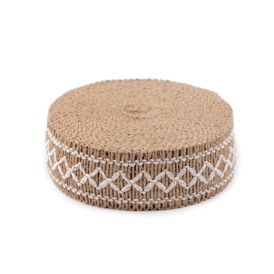 Galon iuta 40 mm - Ecru natural (50 Metri) Galon iuta 40 mm - Ecru natural (50 Metri)