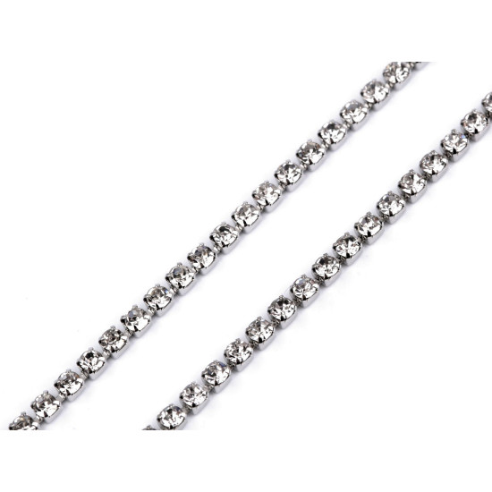 Strasuri metraj, latime 2 mm - Cristal (27 Metri) Strasuri metraj, latime 2 mm - Cristal (27 Metri)