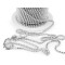 Snur cu perle, 2 mm - Sidef (1 Metru)