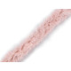 Bordura / vipusca din blana artificiala, latime 2 cm - Gri deschis (20 Metri)