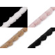 Bordura / vipusca din blana artificiala, latime 3 cm - Bej (1 Metru)
