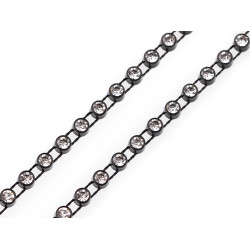 Strasuri la șirag, ø4 mm - Cristal (27 Metri)