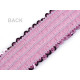 Galon elastic cu paiete 45 mm - Roșu (1 Metru) Galon elastic cu paiete 45 mm - Roșu (1 Metru)