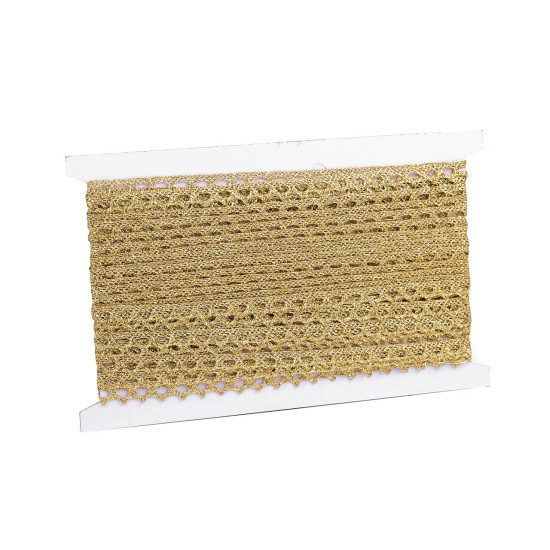 Galon decorativ cu fir metalic - Auriu (54 Metri) Galon decorativ cu fir metalic - Auriu (54 Metri)