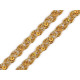 Galon decorativ cu fir metalic si paiete - Auriu (54 Metri) Galon decorativ cu fir metalic si paiete - Auriu (54 Metri)