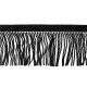 Franjuri cu paiete 10 cm - Negru (18 Metri)