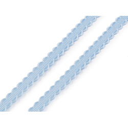 Galon din satin / panglica latime 10 mm - Albastru deschis (1 Metru)
