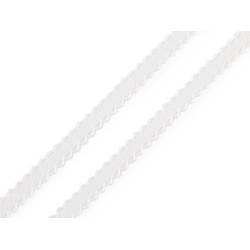 Galon din satin / panglica latime 10 mm - Off white (1 Metru)