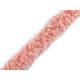 Bordura imitatie miel, latime 3,5 cm - Roz pudrat (1 Metru) Bordura imitatie miel, latime 3,5 cm - Roz pudrat (1 Metru)