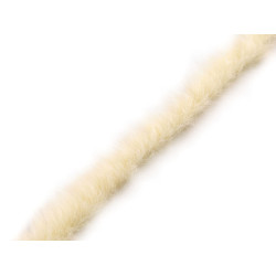 Blana sintetica 1,5 cm - Galben vanilie (1 Metru)