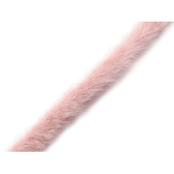 Blana sintetica 1,5 cm - Roz antic deschis (1 Metru)