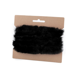 Blana sintetica 2 cm - Negru (1 Bucată)