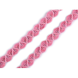 Galon din bumbac latime 8 mm - Roz deschis (18 Metri)