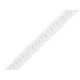 Galon din bumbac latime 10 mm - Alb (18 Metri)