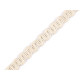 Galon din bumbac latime 10 mm - Alb (18 Metri)