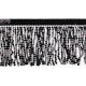 Franjuri cu paiete holografice, latime 15 cm - Negru (9 Metri) Franjuri cu paiete holografice, latime 15 cm - Negru (9 Metri)