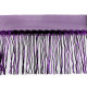 Banda / galon organza cu franjuri din paiete, latime 20 cm - Mov purpuriu (9 Metri)