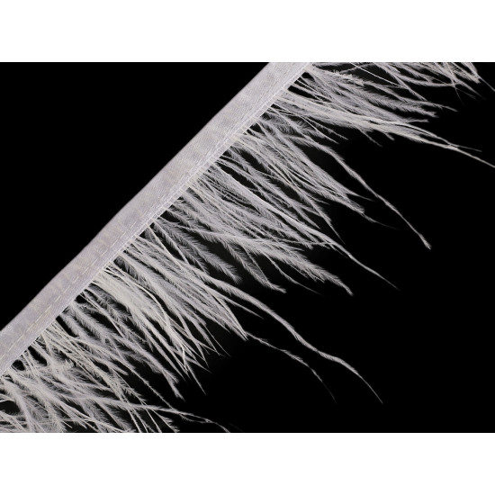 Bandă din pene de marabu latime 5-10 cm - Lila (1 Metru) Bandă din pene de marabu latime 5-10 cm - Lila (1 Metru)