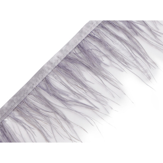 Bandă din pene de marabu latime 5-10 cm - Lila (1 Metru) Bandă din pene de marabu latime 5-10 cm - Lila (1 Metru)