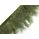 Bandă din pene de curcan, latime 9-12 cm - Verde (8 Metri) Bandă din pene de curcan, latime 9-12 cm - Verde (8 Metri)