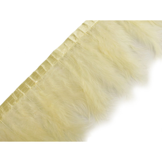 Bandă din pene de curcan, latime 9-12 cm - Verde (8 Metri) Bandă din pene de curcan, latime 9-12 cm - Verde (8 Metri)