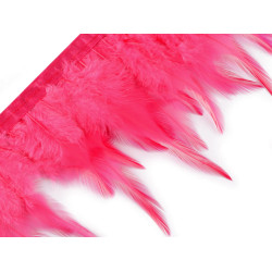Ibanda cu pene de cocos 7-12 cm - Roz (1 Metru)