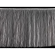 Franjuri cu lurex, latime 50 cm - Negru (1 Metru)