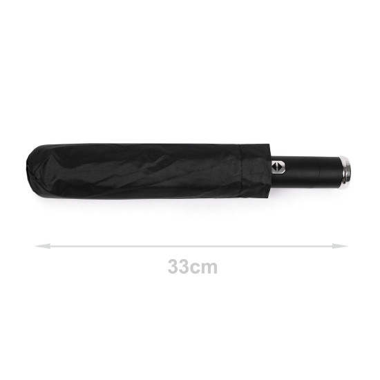 Umbrelă pliabilă cu lumină led în mâner - Negru (4 Bucăți) Umbrelă pliabilă cu lumină led în mâner - Negru (4 Bucăți)