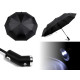Umbrelă pliabilă cu lumină led în mâner - Negru (4 Bucăți) Umbrelă pliabilă cu lumină led în mâner - Negru (4 Bucăți)