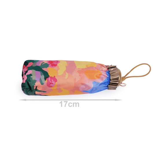 Mini umbrela pliabila de dama - Crem foarte deschis (4 Bucăți)