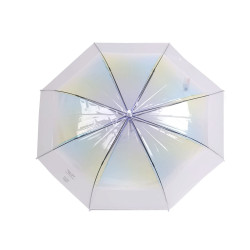 Umbrelă transparentă pentru femei / fete - Verde (1 Bucată)