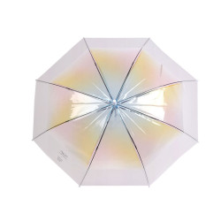 Umbrelă transparentă pentru femei / fete - Roz somon deschis (1 Bucată)