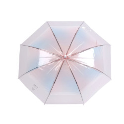 Umbrelă transparentă pentru femei / fete - Albastru regal (1 Bucată)