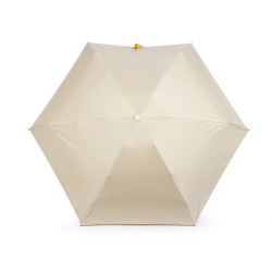 Mini umbrelă pliabilă - Crem deschis (1 Bucată)