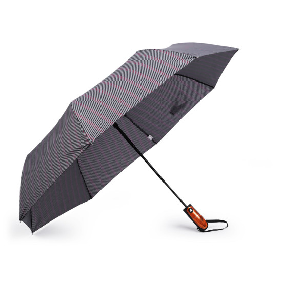 Umbrelă automata pliabilă pentru bărbați - Gri neutral (1 Bucată) Umbrelă automata pliabilă pentru bărbați - Gri neutral (1 Bucată)