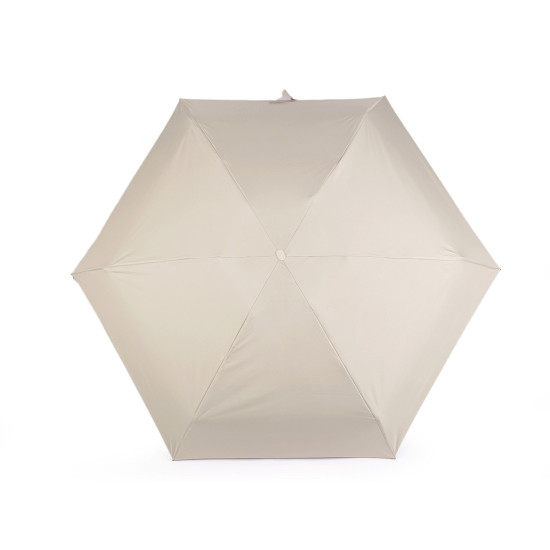 Mini umbrelă pliabilă - Bej deschis (3 Bucăți) Mini umbrelă pliabilă - Bej deschis (3 Bucăți)
